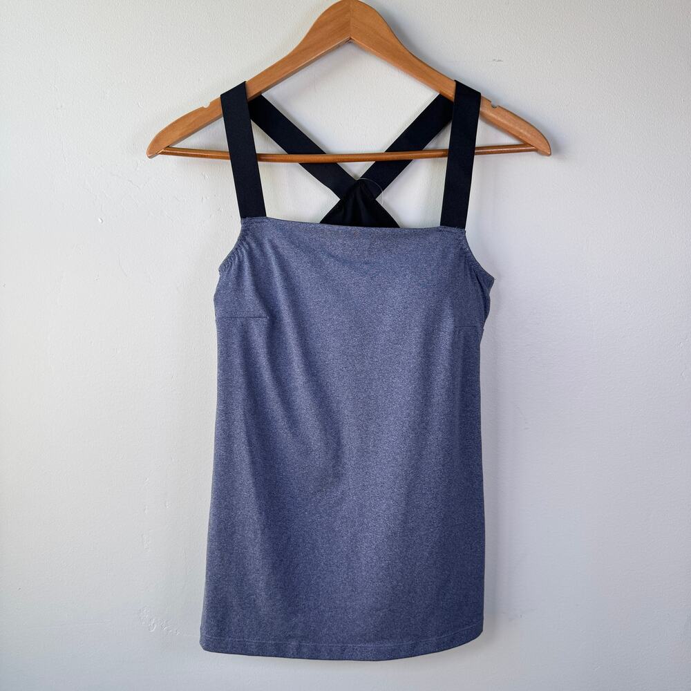 NWT Amoena Breast Surgery Recovery Mastectomy Active Crossed Strap Top Medium